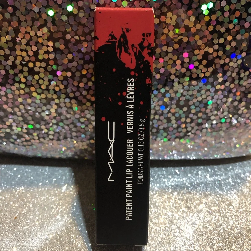 BNIB! MAC Patent Paint Lip Lacquer in SLICK FLICK 593 👄